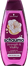 Шампунь "Энергия питания" для тонких и ослабленных волос - Schauma Shampoo — фото N1