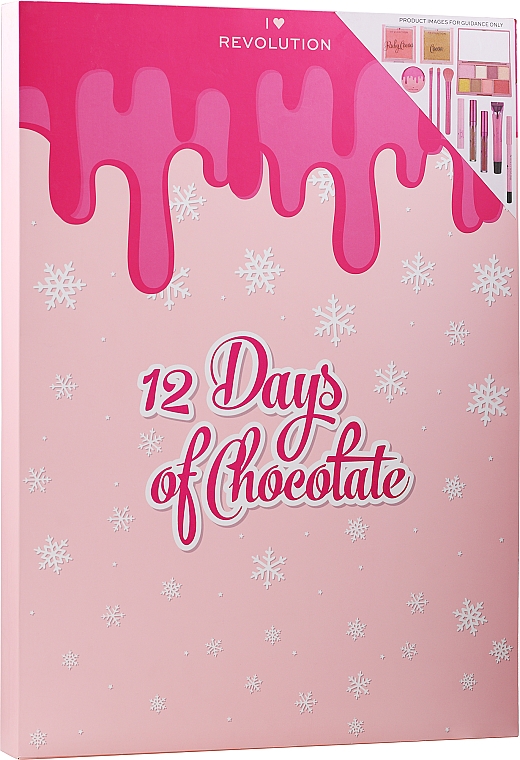 Набір "Адвент-календар", 12 продуктів - I Heart Revolution Advent Calendar 12 Days Of Chocolate — фото N1