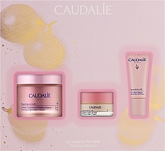 Парфумерія, косметика Набір - Caudalie Resveratrol-Lift (f/cr/50ml + f/cr/15ml + eye/cr/5ml)