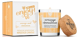 Свеча для массажа "Апельсин и корица" - Magnetifico Enjoy it! Massage Candle Orange & Cinnamon — фото N4