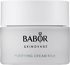 Духи, Парфюмерия, косметика УЦЕНКА Крем рич для проблемной кожи - Babor Skinovage Purifying Cream Rich  *