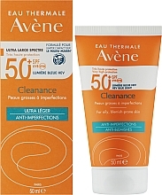 Солнцезащитный крем для проблемной кожи - Avene Solaires Cleanance Sun Care SPF 50+ — фото N2