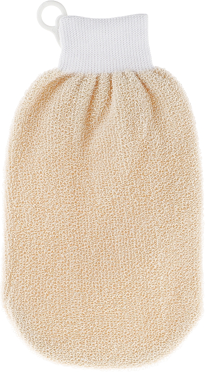Масажна рукавичка м'яка, натуральна - Titania — фото N1