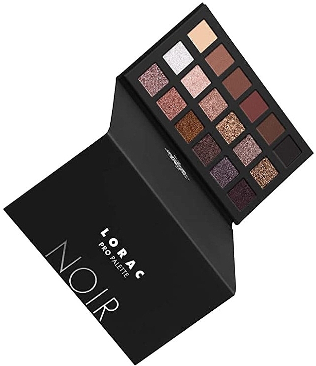 Палетка теней для век - Lorac Pro Palette Noir — фото N3