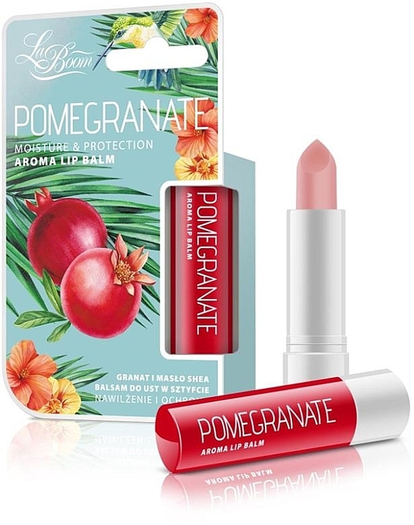 Бальзам для губ - La Boom Pomegranate Aroma Lip Balm — фото N1