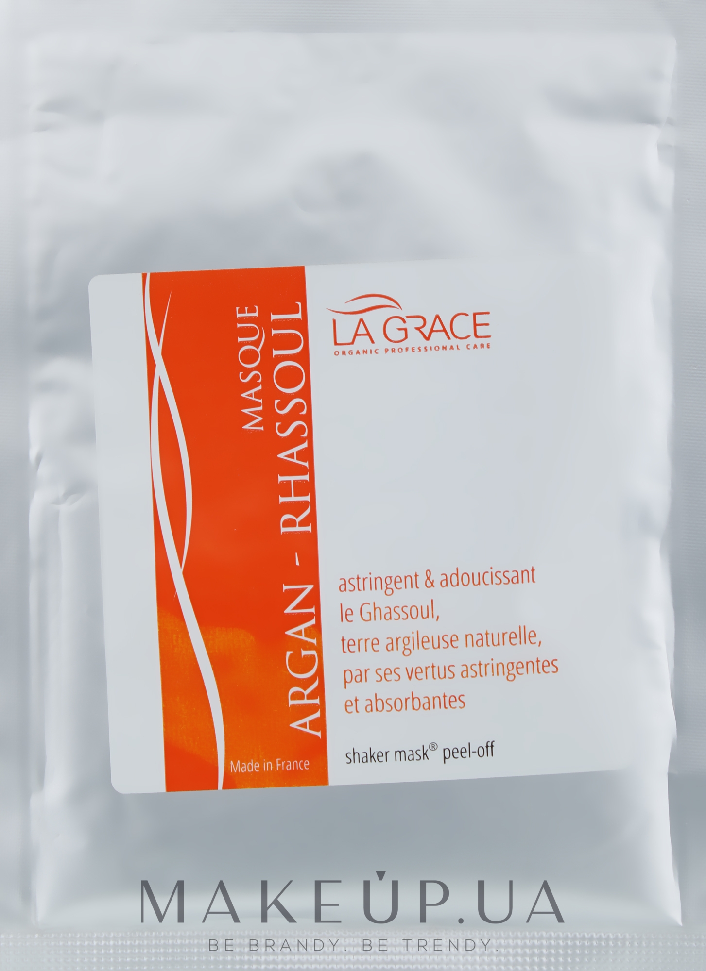 Альгінатна маска для жирної шкіри з арганією та глиною гассул - La Grace Masque Argan–Rhassoul — фото 25g