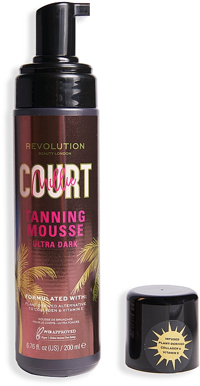 Мус для автозасмаги - Revolution Beauty X Millie Court Body Tanning Mousse — фото N2