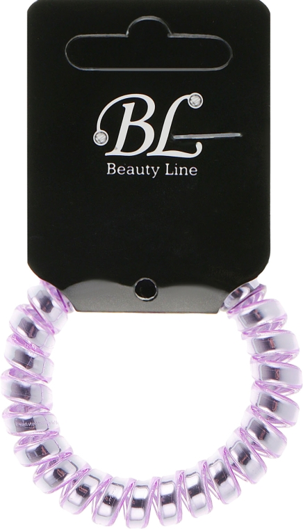 Резинка для волосся, 405003, фіолетовий хром - Beauty Line