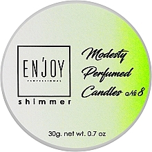 Духи, Парфюмерия, косметика Парфюмированная массажная свеча - Enjoy Professional Shimmer Perfumed Candle Mondesty #8
