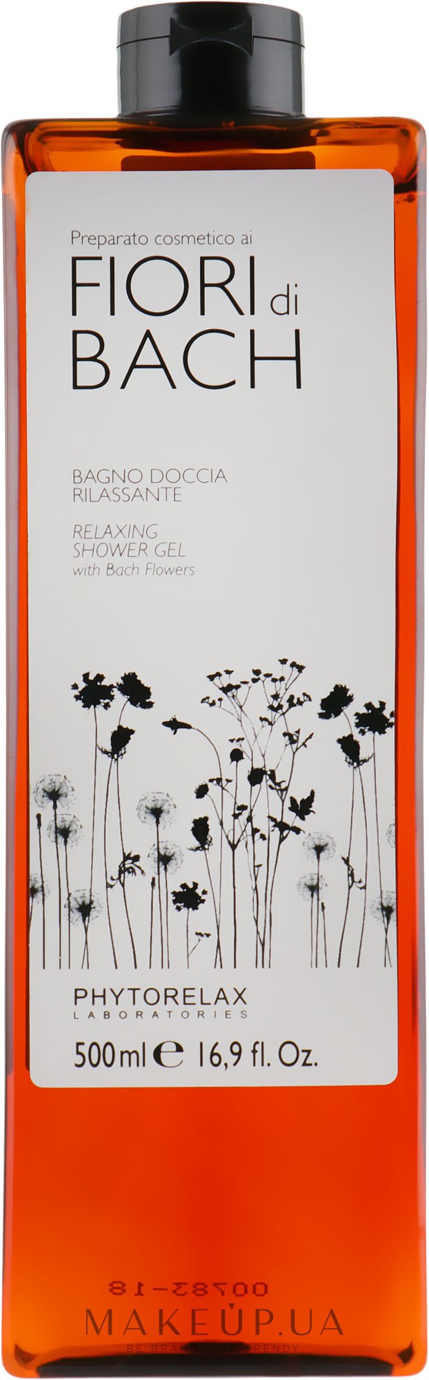 Гель для душу розслабляючий FLORI DI BACH RELAXING PhL - Phytorelax Laboratories Fiori Di Bach Relaxing Shower Gel — фото 500ml