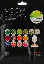 Парфумерія, косметика Маска + сироватка з екстрактом зеленого чаю - Face Beauty Mooya Bio Organic Treatment Mask + Serum