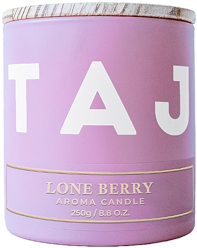 Ароматична свічка "Lone Berry" - Taj Max Aroma Candle — фото N1