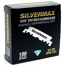 Парфумерія, косметика Леза-половинки для безпечної бритви - Silvermax Cryo Sputtered Platinum Blade