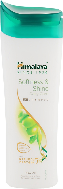 Шампунь с протеинами для нормальных волос «Мягкость и Блеск» - Himalaya Herbals — фото N1