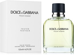 Dolce & Gabbana Pour Homme - Туалетная вода (тестер с крышечкой) — фото N2