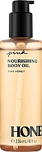 Парфумерія, косметика Зволожувальна олія для тіла - Victoria's Secret Pink Nourishing Body Oil Pure Honey