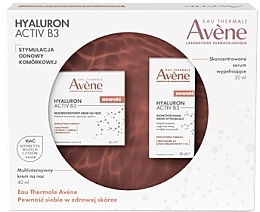 Парфумерія, косметика Набір - Avene Hyaluron Activ B3 (n/cr/50ml + f/ser/30ml)