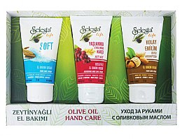 Духи, Парфюмерия, косметика УЦЕНКА Набор кремов для рук - Selesta Life Hand Care Cream (h/cr/3x75ml) *