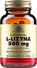 L-лізин, 500 мг - Solgar L-Lysine — фото N1