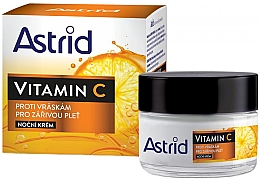 Духи, Парфюмерия, косметика Ночной крем против морщин с витамином С - Astrid Vitamin C Night Anti-Wrinkle Cream