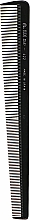 Гребінець пластиковий 00422 для чоловіків, чорний - Eurostil Special Barber Comb — фото N1