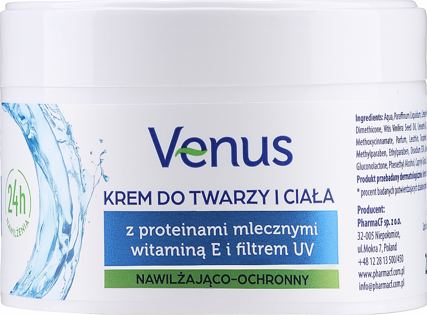 Крем для обличчя і тіла - Venus Face And Body Cream — фото N1
