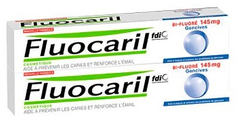 Зубна паста для чутливих ясен - Fluocaril Bi-Fluore 145mg Gums Toothpaste — фото N1