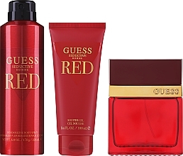 Guess Seductive Red Homme - Набор (edt/100 ml + deo/226 ml + sh/gel/200 ml + bag/1pc) — фото N1