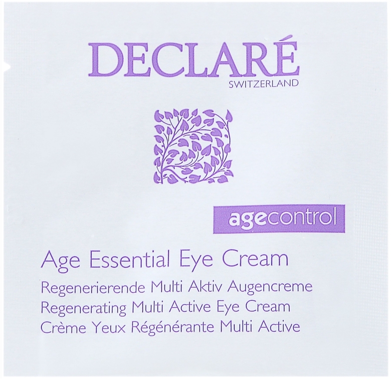 Антивозрастной крем на основе экстракта пиона - Declare Age Control Age Essential Cream (пробник) — фото N3