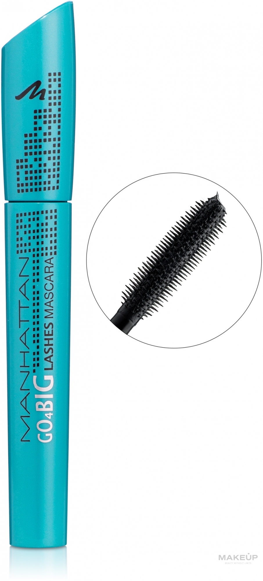 Водостійка туш для вій - Manhattan Supersize Mascara Waterproof — фото Black