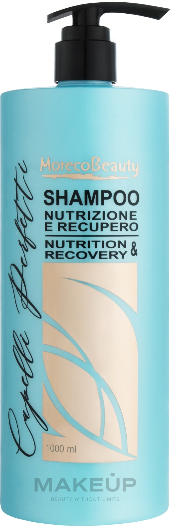 Шампунь для волос "Питание и восстановление" - Moreco Beauty Nutrition & Recovery — фото 1000ml