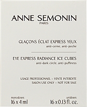 Кубики льоду для миттєвого сяйва шкіри навколо очей - Anne Semonin Eye Express Radiance Ice Cubes — фото N3