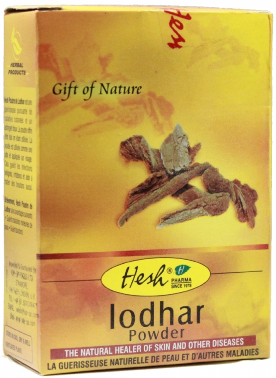Порошковая маска против воспалений - Hesh Lodhar Powder — фото N1