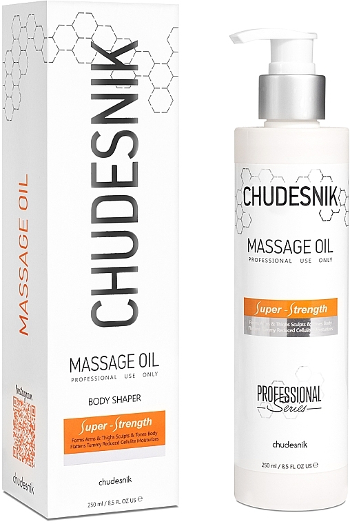 Масло для тела массажное универсальное, для гигиенического, антицеллюлитного, спортивного, аппаратного массажа - Chudesnik Massage Oil — фото N3