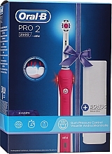 Парфумерія, косметика Електрична зубна щітка - Oral-B Pro 2500 Cross Action Pink