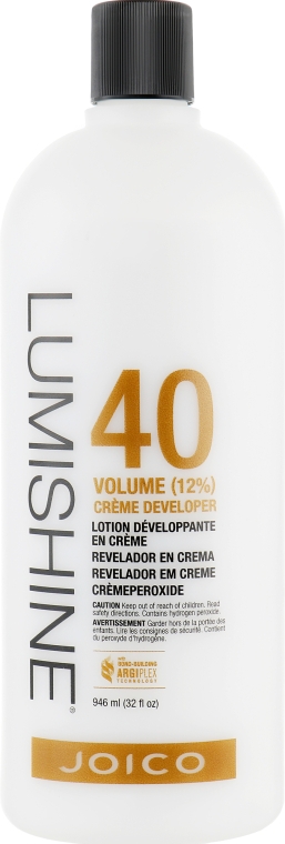 Крем-окислитель 12% - Joico Lumishine Creme Developer — фото N1