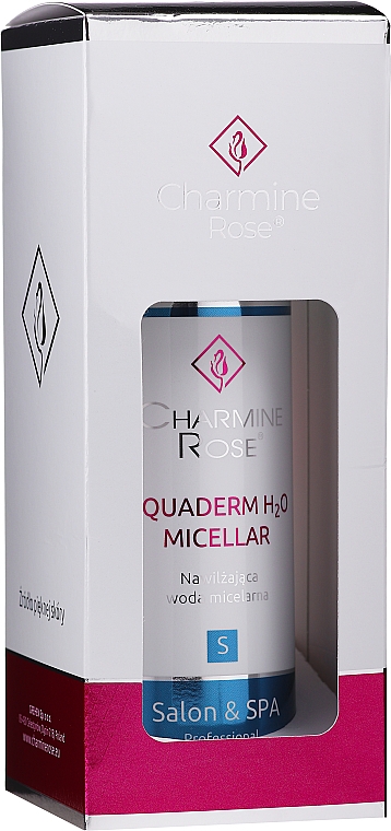 Увлажняющая мицеллярная вода - Charmine Rose Aquaderm H2O Micellar — фото N1