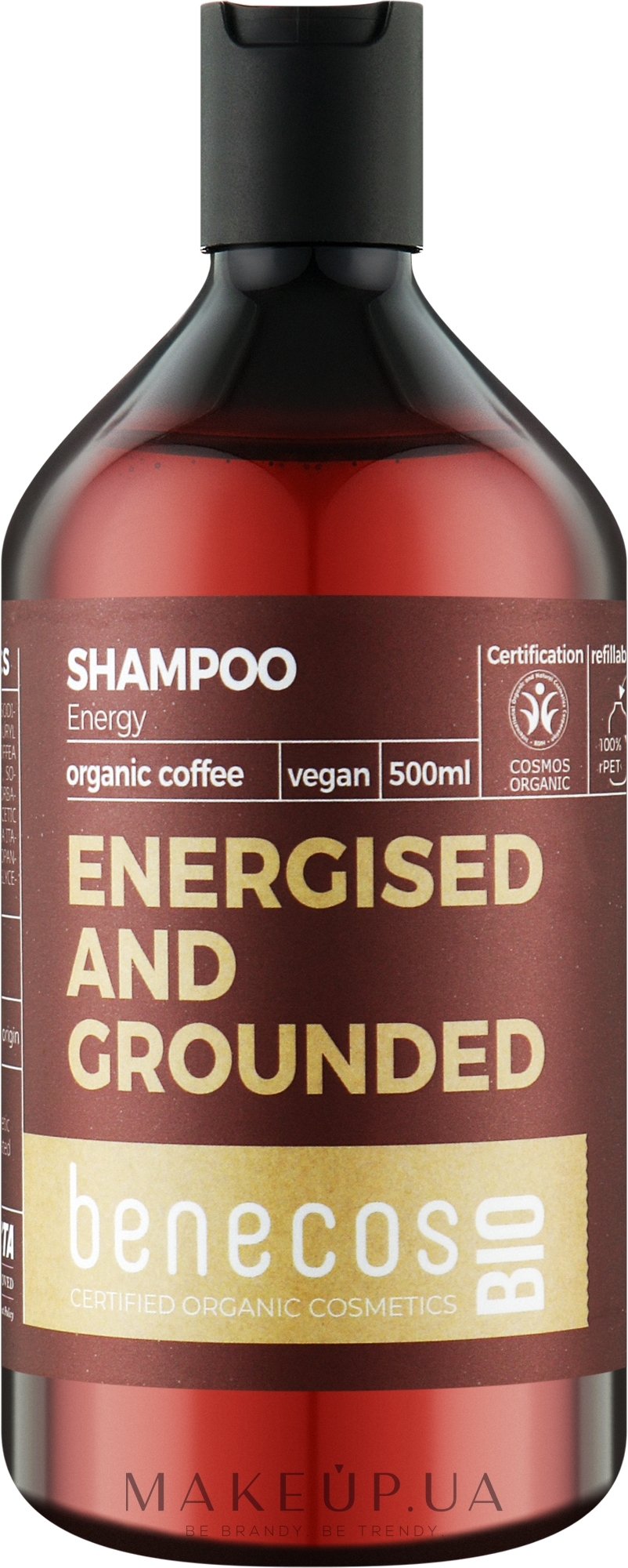 Шампунь для волос - Benecos Energy Organic Coffee Shampoo — фото 500ml