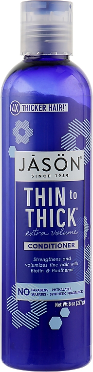 Кондиціонер для волосся - Jason Natural Cosmetics Thin-to-Thick Conditioner