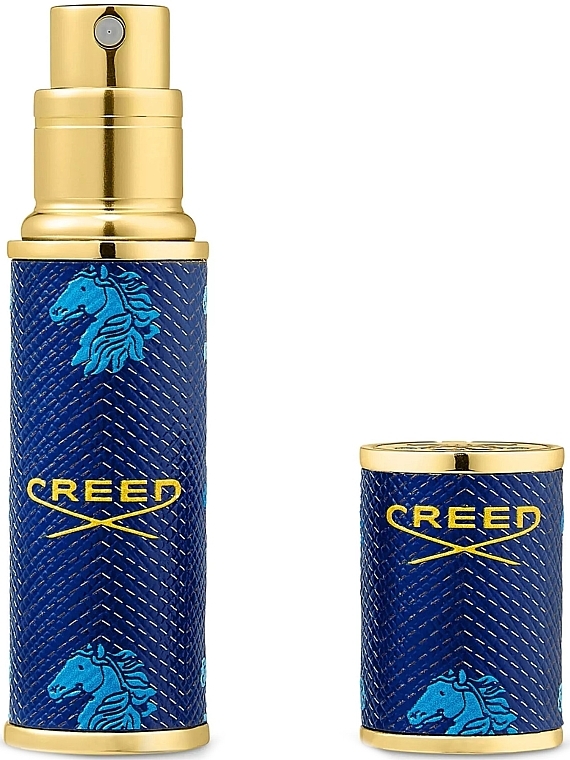 Creed Blue Refillable Travel Spray - Атомайзер для парфумерії, блакитний — фото N1
