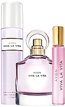 Парфумерія, косметика Avon Viva La Vita - Набір (edp/50ml + b/lot/75ml + edp/10ml)