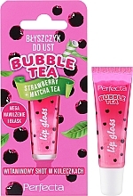 Парфумерія, косметика Блиск для губ - Perfecta Bubble Tea Strawberry + Matcha Tea Lip Gloss