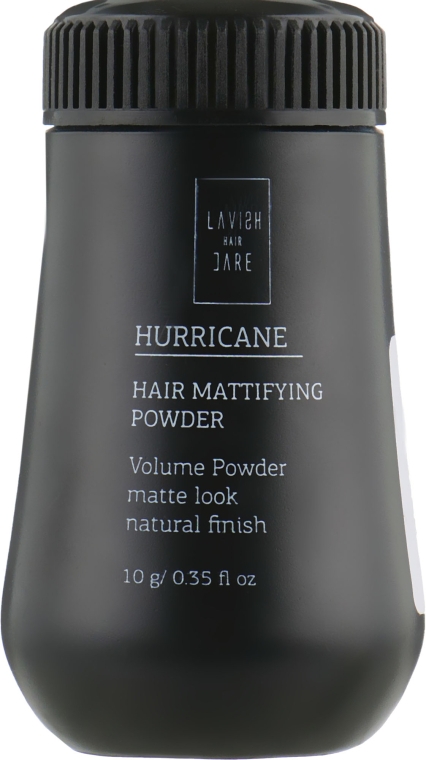 Пудра для об'єму волосся для чоловіків - Lavish Care Hurricane Hair Mattifying Powder — фото N1