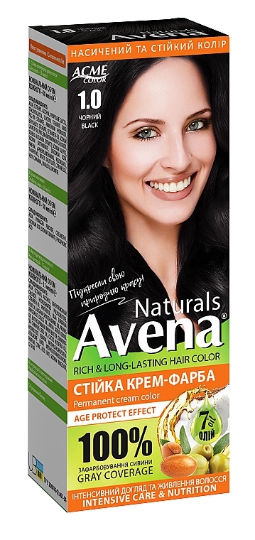 УЦІНКА Стійка крем-фарба для волосся - Acme Color Avena Naturals * — фото N1