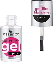 Гелевое верхнее покрытие для ногтей - Essence Extreme Gel Top Coat — фото N1