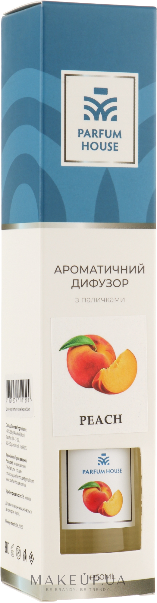 Аромадифузор "Персик" - Parfum House Peach — фото 50ml
