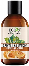 Парфумерія, косметика Міцелярна вода "Гарбуз і шпинат" - Eco U Pumpkins And Spinach Micellar Water