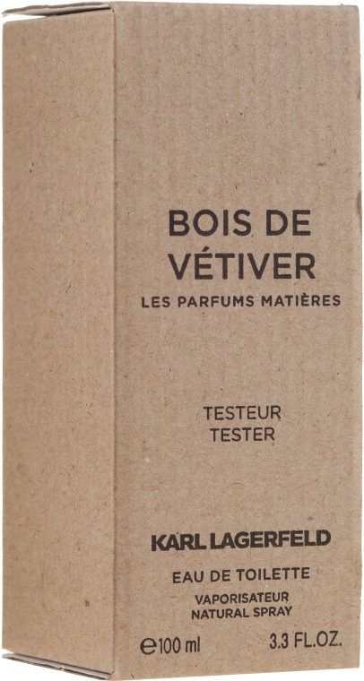 Karl Lagerfeld Bois De Vetiver - Туалетна вода (тестер без кришечки) — фото N4
