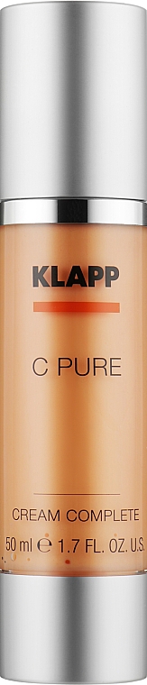Концентрований крем для інтенсивної ревіталізації шкіри - Klapp C Pure Cream Complete
