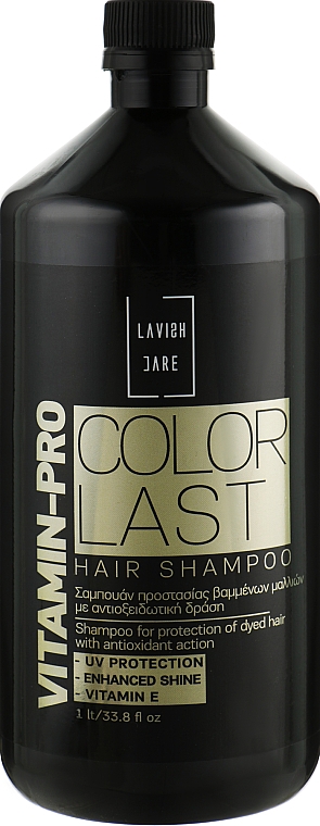 Шампунь для фарбованого волосся - Lavish Care Vitamin-Pro Color Last Shampoo — фото N3